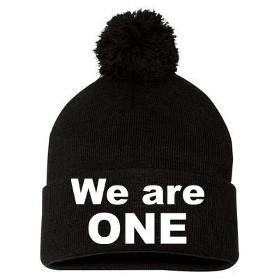 We Are One Equality Pom Pom 12in Knit Beanie