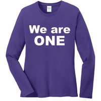 We Are One Equality Ladies Long Sleeve Shirt