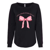 Whos Afraid Of Little Old Me Bow Tie Ttpd Womens California Wash Sweatshirt