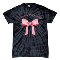 Whos Afraid Of Little Old Me Bow Tie Ttpd Tie-Dye T-Shirt