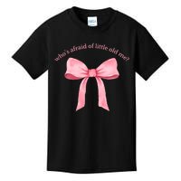 Whos Afraid Of Little Old Me Bow Tie Ttpd Kids T-Shirt