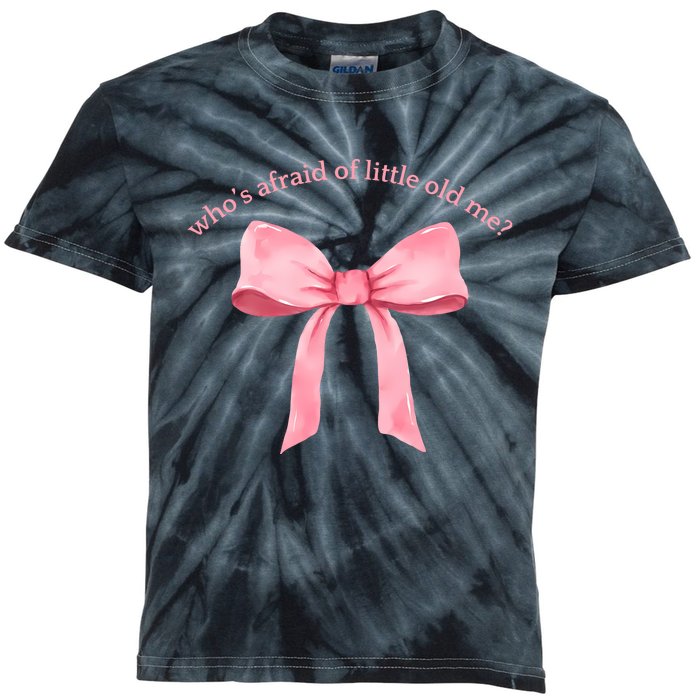 Whos Afraid Of Little Old Me Bow Tie Ttpd Kids Tie-Dye T-Shirt