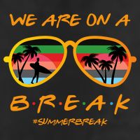 We Are On Summer Break Schools Out 7 Panel Mesh Trucker Snapback Hat