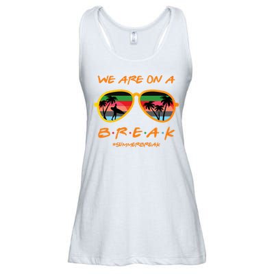 We Are On Summer Break Schools Out Ladies Essential Flowy Tank