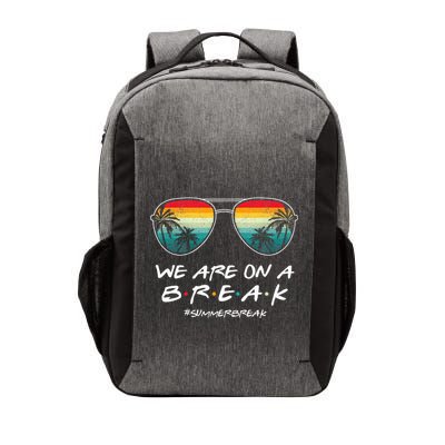 We Are On A Break Summer Break Boho Rainbow Vector Backpack
