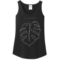 We Are Plant People Gardening Monstera Deliciosa Leaf Ladies Essential Tank