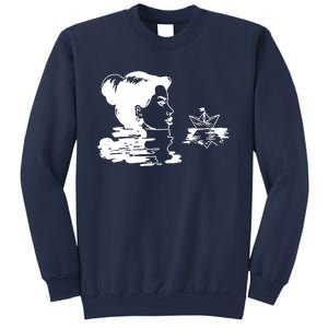 Woman And Paper Ship Sweatshirt