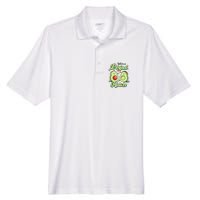 We A Perfect Match Happy Valentines Day Couples Avocado Men's Origin Performance Pique Polo