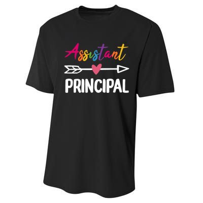 Wo Assistant Principal Appreciation Week Back To School Performance Sprint T-Shirt