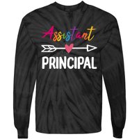 Wo Assistant Principal Appreciation Week Back To School Tie-Dye Long Sleeve Shirt