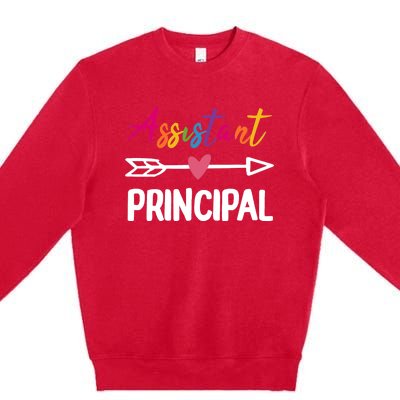 Wo Assistant Principal Appreciation Week Back To School Premium Crewneck Sweatshirt