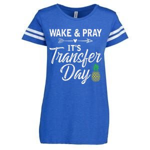 Wake And Pray Its Transfer Day Enza Ladies Jersey Football T-Shirt