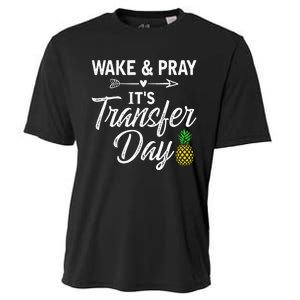 Wake And Pray Its Transfer Day Cooling Performance Crew T-Shirt