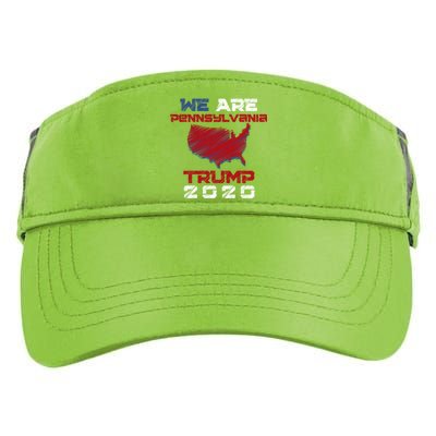 We Are Pennsylvania Not Antitrump But Protrump 2020 Gift Adult Drive Performance Visor