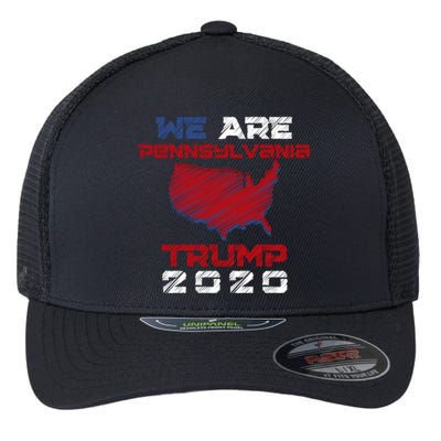 We Are Pennsylvania Not Antitrump But Protrump 2020 Gift Flexfit Unipanel Trucker Cap