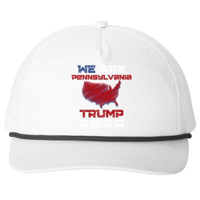 We Are Pennsylvania Not Antitrump But Protrump 2020 Gift Snapback Five-Panel Rope Hat