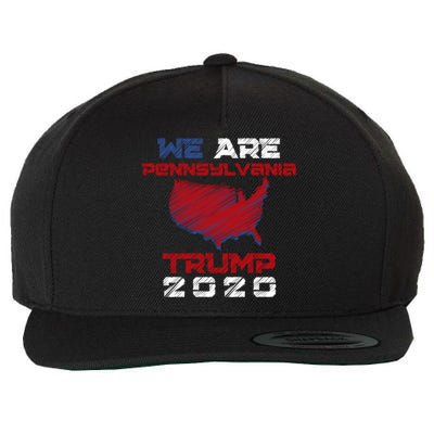 We Are Pennsylvania Not Antitrump But Protrump 2020 Gift Wool Snapback Cap