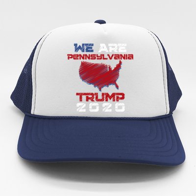 We Are Pennsylvania Not Antitrump But Protrump 2020 Gift Trucker Hat