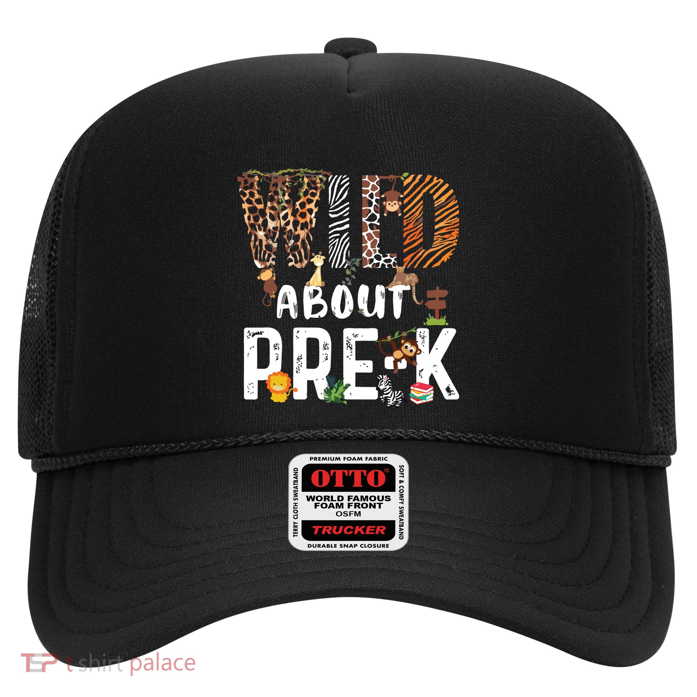 Wild About Prek Safari Jungle Back To School Trucker Hat
