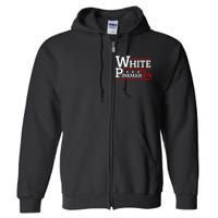 White And Pinkman 24 Election Funny Humor Full Zip Hoodie