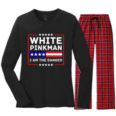 White And Pinkman I Am The Danger Women's Long Sleeve Flannel Pajama Set 