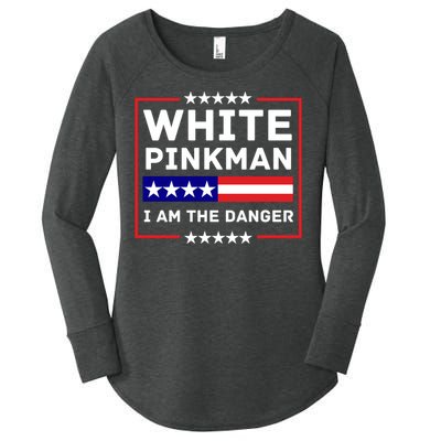 White And Pinkman I Am The Danger Women's Perfect Tri Tunic Long Sleeve Shirt