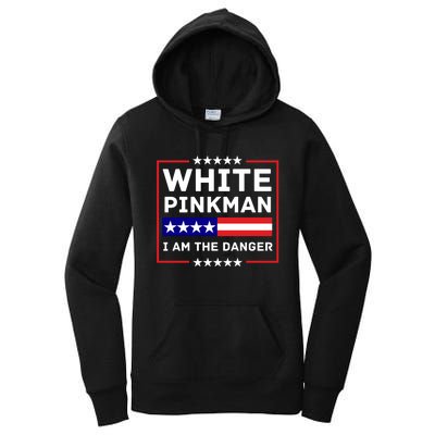 White And Pinkman I Am The Danger Women's Pullover Hoodie