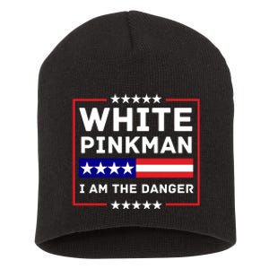 White And Pinkman I Am The Danger Short Acrylic Beanie