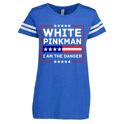 White And Pinkman I Am The Danger Enza Ladies Jersey Football T-Shirt