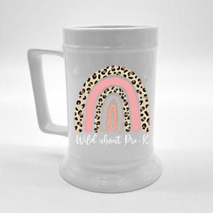 Wild About Pregiftk Pregiftk Crew Pregiftk Team Back To Kindergarten Gift Beer Stein