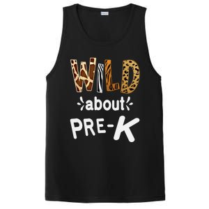 Wild About Pregiftk Teacher Student First Day Of Kindergarten Gift PosiCharge Competitor Tank