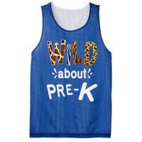 Wild About Pregiftk Teacher Student First Day Of Kindergarten Gift Mesh Reversible Basketball Jersey Tank