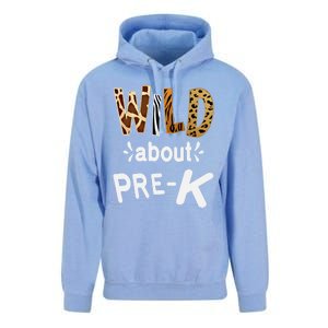 Wild About Pregiftk Teacher Student First Day Of Kindergarten Gift Unisex Surf Hoodie