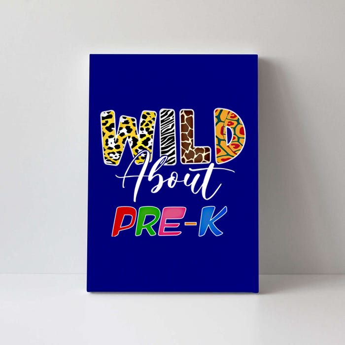 Wild About Pregreat Giftk Teacher Student First Day Of Kindergarten Gift Canvas