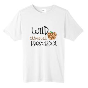 Wild About Preschool Leopard School Grade Teacher Gift Tall Fusion ChromaSoft Performance T-Shirt