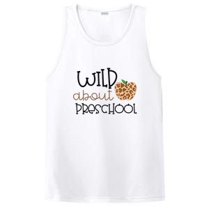 Wild About Preschool Leopard School Grade Teacher Gift PosiCharge Competitor Tank