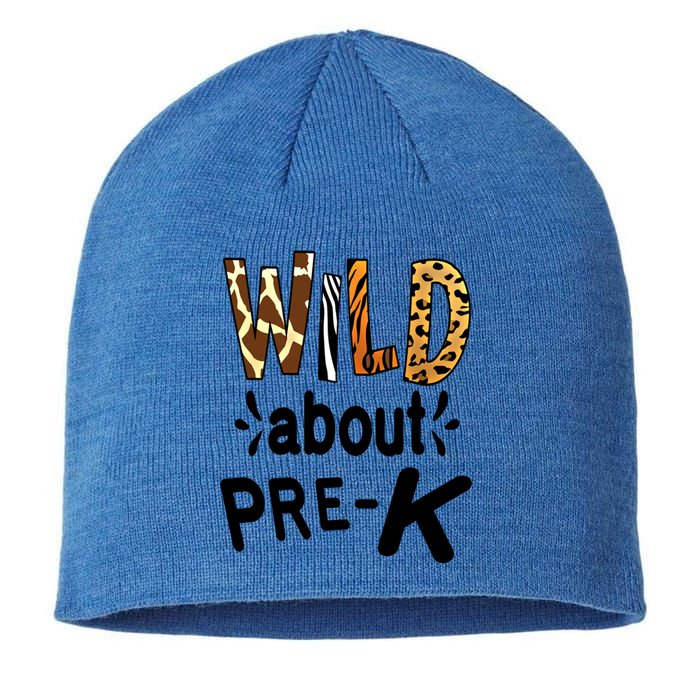 Wild About Prefunny Giftk Teacher Student First Day Of Kindergarten Gift Sustainable Beanie