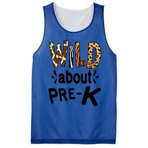 Wild About Prefunny Giftk Teacher Student First Day Of Kindergarten Gift Mesh Reversible Basketball Jersey Tank