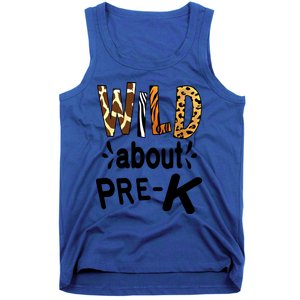 Wild About Prefunny Giftk Teacher Student First Day Of Kindergarten Gift Tank Top