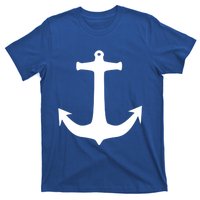 White Anchor Preppy Nautical Boating Meaningful Gift T-Shirt