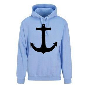 White Anchor Preppy Nautical Boating Meaningful Gift Unisex Surf Hoodie