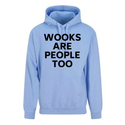 Wooks Are People Too Unisex Surf Hoodie