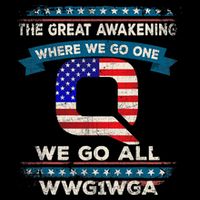We Are Q | QAnon Flag WWG1WGA Q Anon Cooling Performance Crew T-Shirt
