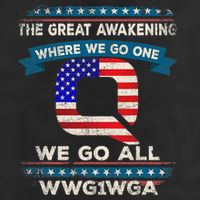 We Are Q | QAnon Flag WWG1WGA Q Anon Golf Towel