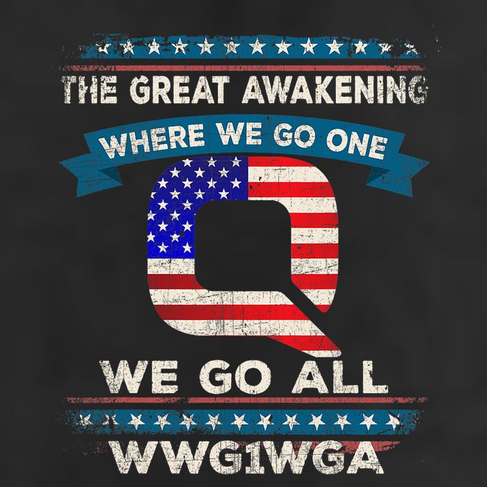 We Are Q | QAnon Flag WWG1WGA Q Anon Golf Towel