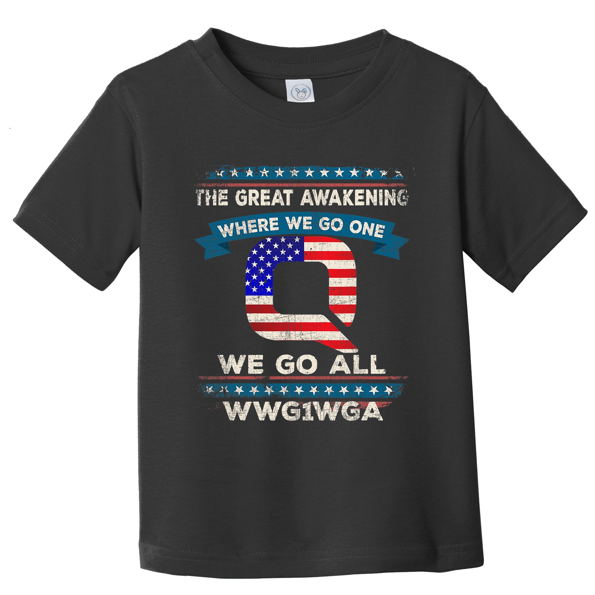 We Are Q | QAnon Flag WWG1WGA Q Anon Toddler T-Shirt