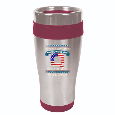 We Are Q | QAnon Flag WWG1WGA Q Anon 16oz Travel Tumbler
