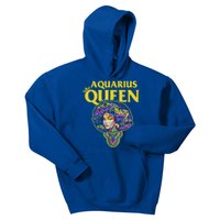 Watercolor Aquarius Queen! Zodiac Birthday Cute Gift Kids Hoodie