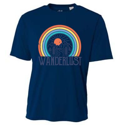 Wander-lust Adventure Road Trip Vacation Travelling Tee Cooling Performance Crew T-Shirt