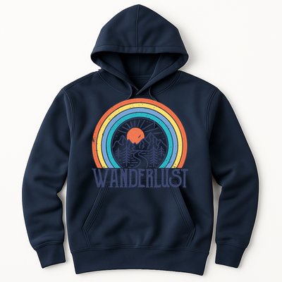 Wander-lust Adventure Road Trip Vacation Travelling Tee Hoodie